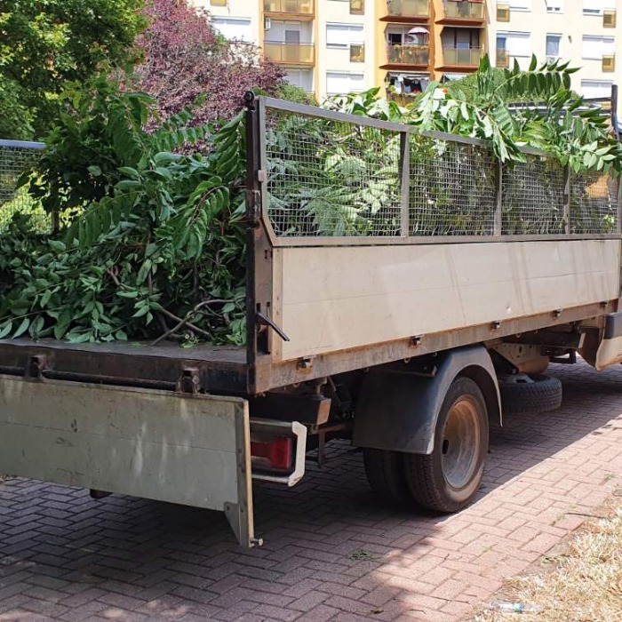 FOLYAMATOS A ZÖLDHULLADÉK ELSZÁLLÍTÁSA