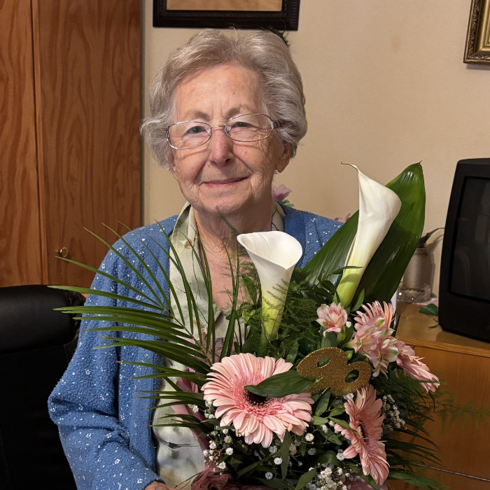 Balda Józsefné köszöntése 90. születésnapja alkalmából