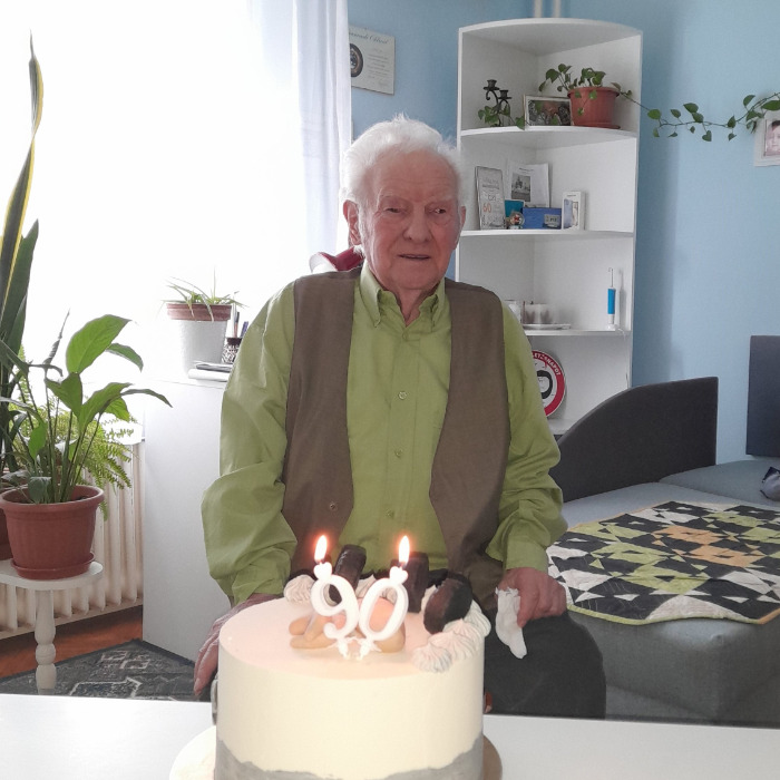 Bikfalvi Tibor köszöntése 90. születésnapja alkalmából