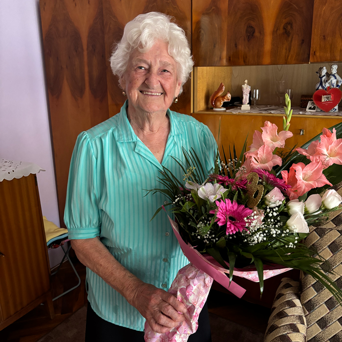 Székely Lajosné köszöntése 90. születésnapja alkalmából