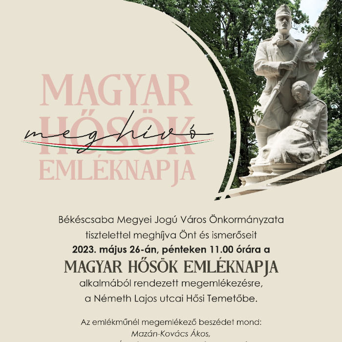 Magyar hősök emléknapja 2023