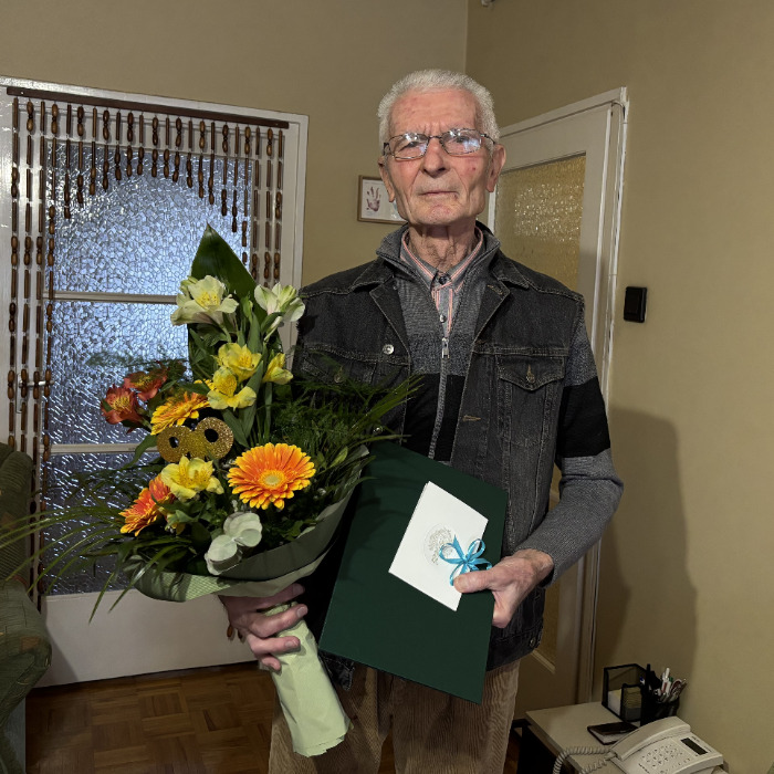 Mogyorósi István köszöntése 90. születésnapja alkalmából