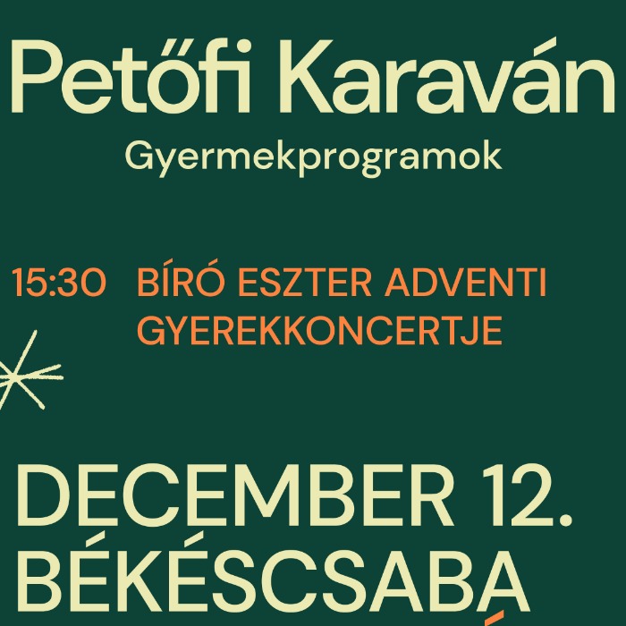 PETŐFI KARAVÁN gyermekprogramok