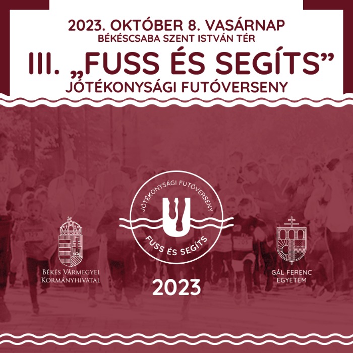 III. "Fuss és segíts" - jótékonysági futóverseny