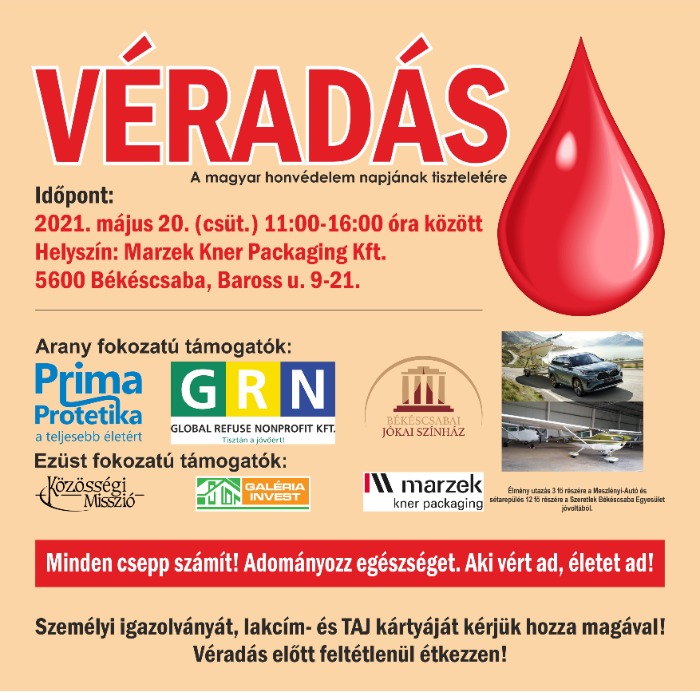 Véradás 2021.05.20.