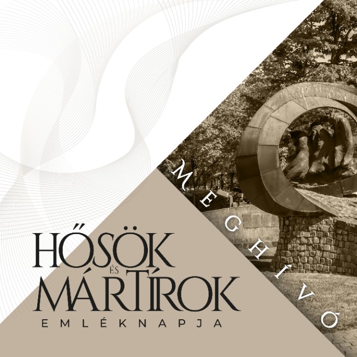 Hősök és Mártírok Emléknapja meghívó - Október 31.