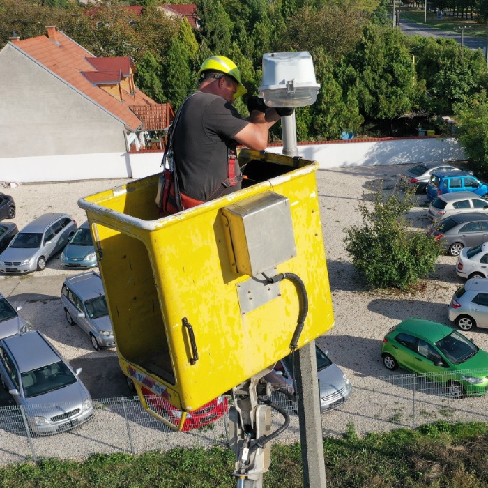 SMART közvilágítási rendszer kialakítása Békéscsabán