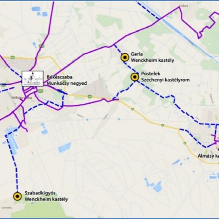 Wenckheim turista- és kerékpárút kialakítása
